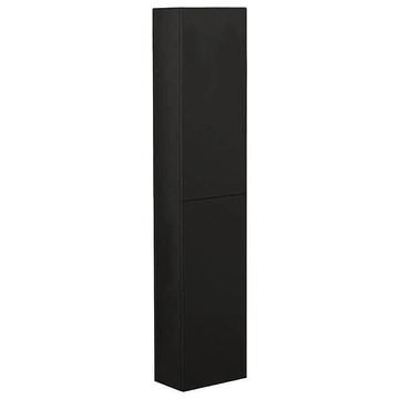 Royo Vida Wall Hung Anthracite Tall Boy Cabinet 300 x 1500mm - Two Door