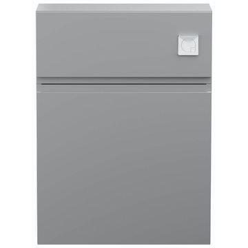 Hudson Reed Urban Contemporary Satin Grey Back To Wall Toilet Unit - 500 x 810mm
