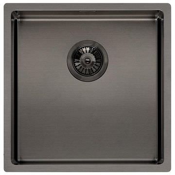 Reginox Miami Stainless Steel Kitchen Sink - 1 Bowl - Grey - 540 x 440mm - Ex Display