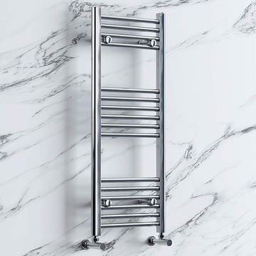 Kartell K-Rad K-Rail Small Straight Towel Rail with Fixing Kit 400mm Wide - Mild Steel