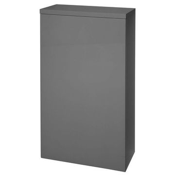 Kartell K-Vit Purity Contemporary Storm Gloss Grey Back To Wall Toilet Furniture