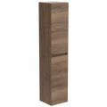 Saneux Uni Wall Mounted Tall Bathroom Cabinet 350 x 1700mm - Two Door small Image 4