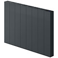 Reina Nika Horizontal Flat Electric Designer Radiator - Aluminium - 500mm High small Image 4