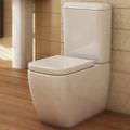 IMEX Essence Rimless Close Coupled White WC Bowl with Cistern and Seat - 355 x 660mm small Image 4