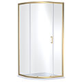 Nuie Lucie Sliding Door Quadrant Shower Enclosure 900 x 900mm - Aluminium Frame small Image 4