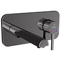Jaquar Florentine Prime 2 Hole Basin Mixer Tap with Straight Spout - Stick Handle - Wall Mounted small Image 4