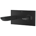 Jaguar Artize Lexa 2 Hole Basin Mixer Tap with Straight Spout - Joy-Stick Handle - Wall Mounted small Image 4