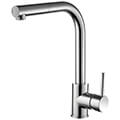 Nuie Zansar Contemporary Pull-Out Kitchen Sink Mixer Tap with L-Shaped Spout - Stick Handle small Image 4