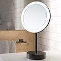 Smedbo Outline Freestanding Round LED Shaving And Make-Up Mirror - 200 x 200mm small Image 4