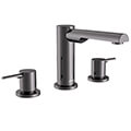 Jaquar Florentine Prime 3 Hole Contemporary Basin Mixer Tap with Long Spout - Designer Handles small Image 4