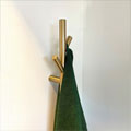 Smedbo Dry Electric Towel Tree - 120 x 1720mm - Brushed Brass small Image 4