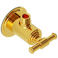Jaquar Artize VIC Traditional Wall Mounted Round Angle Stop Valve with Wall Flange - Stick Handle small Image 4