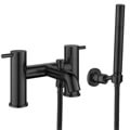 Flova Levo Contemporary Bath Shower Mixer Tap with Handset - Stick Handles small Image 4