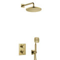 Flova Moonlight Concealed Square Thermostatic Shower Valve with Showerhead and Handheld small Image 4