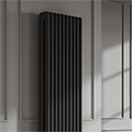 Reina Hedingham Vertical Column Radiator with Brackets - 1800mm High - Mild Steel small Image 4