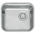 Reginox L18 Series Stainless Steel Kitchen Sink with Waste - 1 Bowl - 445 x 393mm small Image 4