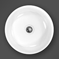 Miller 330mm Round Countertop White Basin small Image 4
