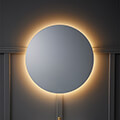 Miller Ambient Round LED Backlit Mirror with Demister Pad small Image 4