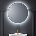 Miller Ambient Round LED Backlit Mirror with Bevelled Edge and Demister Pad small Image 4