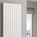 Reina Piatto Vertical Flat Designer Radiator - Aluminium - Double Panel - 1800mm High small Image 4