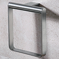 Miller Miami Contemporary Wall Mounted Towel Ring small Image 4
