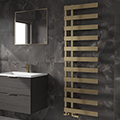 Reina Florina Flat Bar Designer Towel Rail - Steel - 500mm Wide small Image 4
