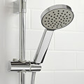 Bristan Sonique-3 Thermostatic Shower Mixer with Exposed Valve and Adjustable Slide Rail Kit small Image 4