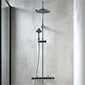 Triton Dene Chrome Contemporary Bar Diverter Mixer Shower Set small Image 4