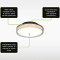 Sensio Selvara Round CCT Ceiling LED Light small Image 4