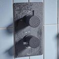 Tavistock Quantum Contemporary Concealed Thermostatic Shower Valve - Rectangular - 2 Control small Image 4