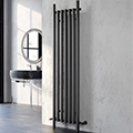 Kartell K-Rad Brunswick Vertical Tubular Column Radiator 470 x 1775mm - Aluminium small Image 4