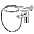 Ideal Standard Tesi Chrome Bath Mixer Tap - Flat Handle - Deck Mounted small Image 4