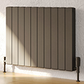 Kartell K-Rad Edmonton Horizontal Flat Panel Radiator 575mm High - Aluminium small Image 4