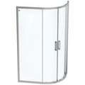 Ideal Standard Connect-2 Framed Sliding Two Door Offset Quadrant Shower Enclosure - Bright Silver small Image 4