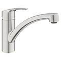 Grohe Eurosmart Kitchen Sink Mixer Tap with Long Swivel Spout - Curved Handle small Image 4