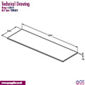 Ideal Standard I-Life B Worktop for Vessel Basin Installation