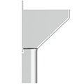 Armitage Shanks Firth Wall Mounted Stainless Steel Scrub-Up Trough small Image 4