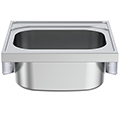Armitage Shanks Doon 600mm Wide Wall Mounted Stainless Steel Basin small Image 4