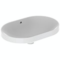 Geberit VariForm Elliptic Countertop White Washbasin - 600 x 400mm small Image 4