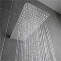 Vado Aquablade Slimline Rectangular Fixed Chrome Shower Head - 2 Modes small Image 4