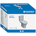 Geberit Selnova 3-in-1 Close-Coupled Toilet Pack with Cistern and Soft Close Seat - 365 x 685mm small Image 4