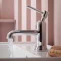 Tavistock Marston Traditional Monobloc Chrome Basin Mixer Tap - Stick Handle - Deck Mounted small Image 4