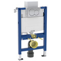 Geberit Duofix Wall Hung WC Frame with 12cm Alpha Concealed Cistern 5.8/3L - 500 x 820mm small Image 4