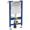 Geberit Duofix Wall Hung WC Frame with 12cm Alpha Concealed Cistern 5.8/3L - 500 x 980mm small Image 4