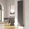 Kartell K-Rad Hamilton Vertical Flat Bar Radiator 1775mm High - Aluminium small Image 4