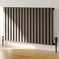 Kartell K-Rad Hamilton Horizontal Flat Bar Radiator 575mm High - Aluminium - Double Panel small Image 4