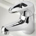 Deva Lace Chrome Finish Basin Mixer Tap with Press Top Waste - Loop Handle - Deck Mounted small Image 4