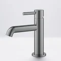Flova Levo Slim Basin Mixer Tap with Clicker Waste - Curved Spout - Stick Handle - Deck Mounted small Image 4