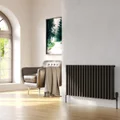 Kartell K-Rad Toronto Horizontal Single Panel Radiator - Aluminium - 575mm High small Image 4