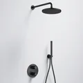 Flova Moonlight GoTurn Round Thermostatic Valve with Rainshower and Pencil Handset small Image 4